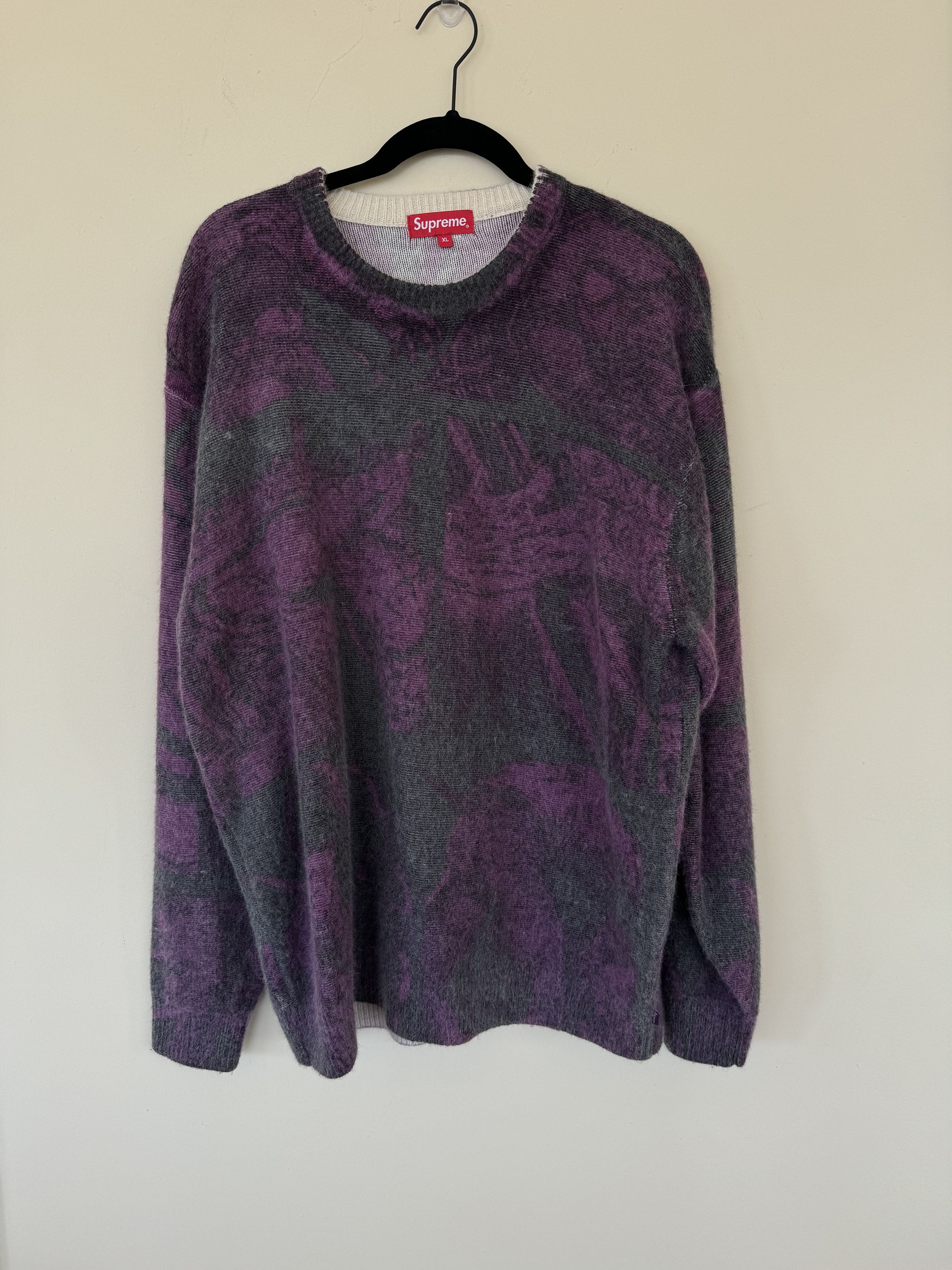 Image of The Crow Supreme Sweater in Purple, Men's (Size XL)