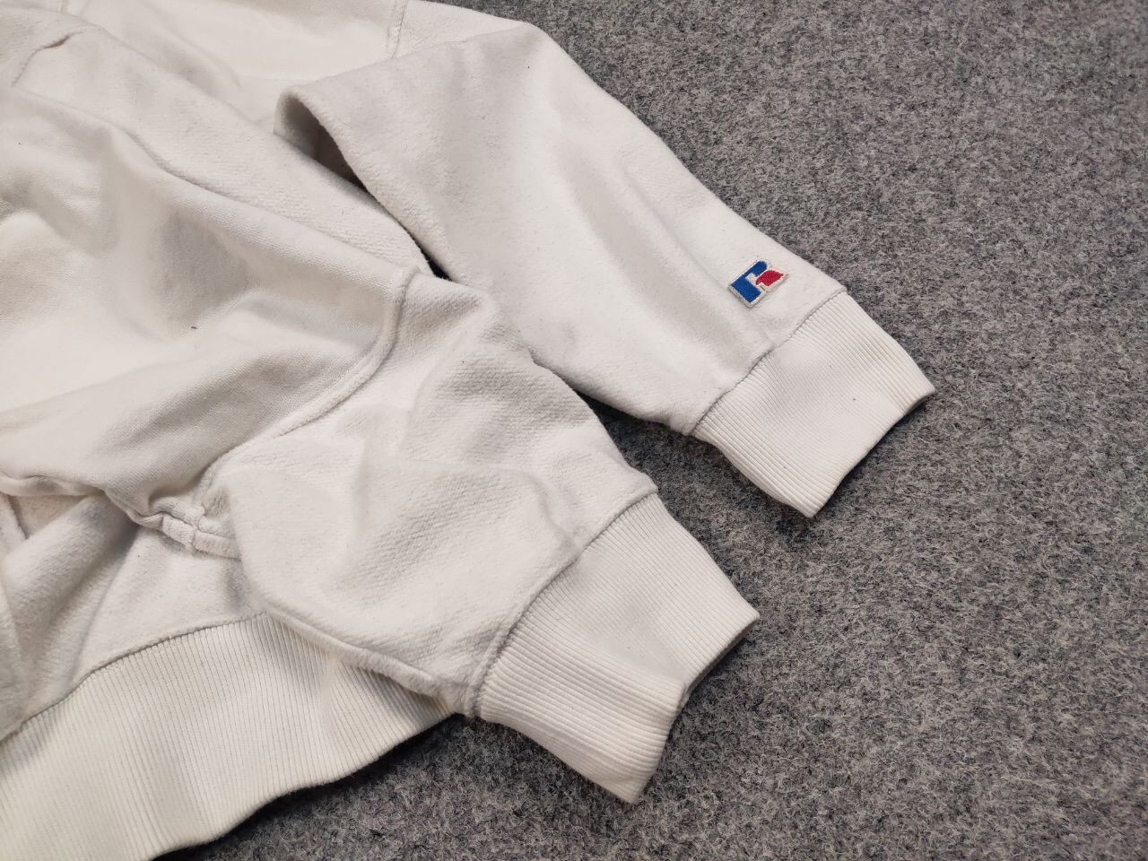 Russell Athletic Vintage Russell Athletic Pro USA Patchwork Boxy Sweatshirt Size US M / EU 48-50 / 2 - 14 Thumbnail