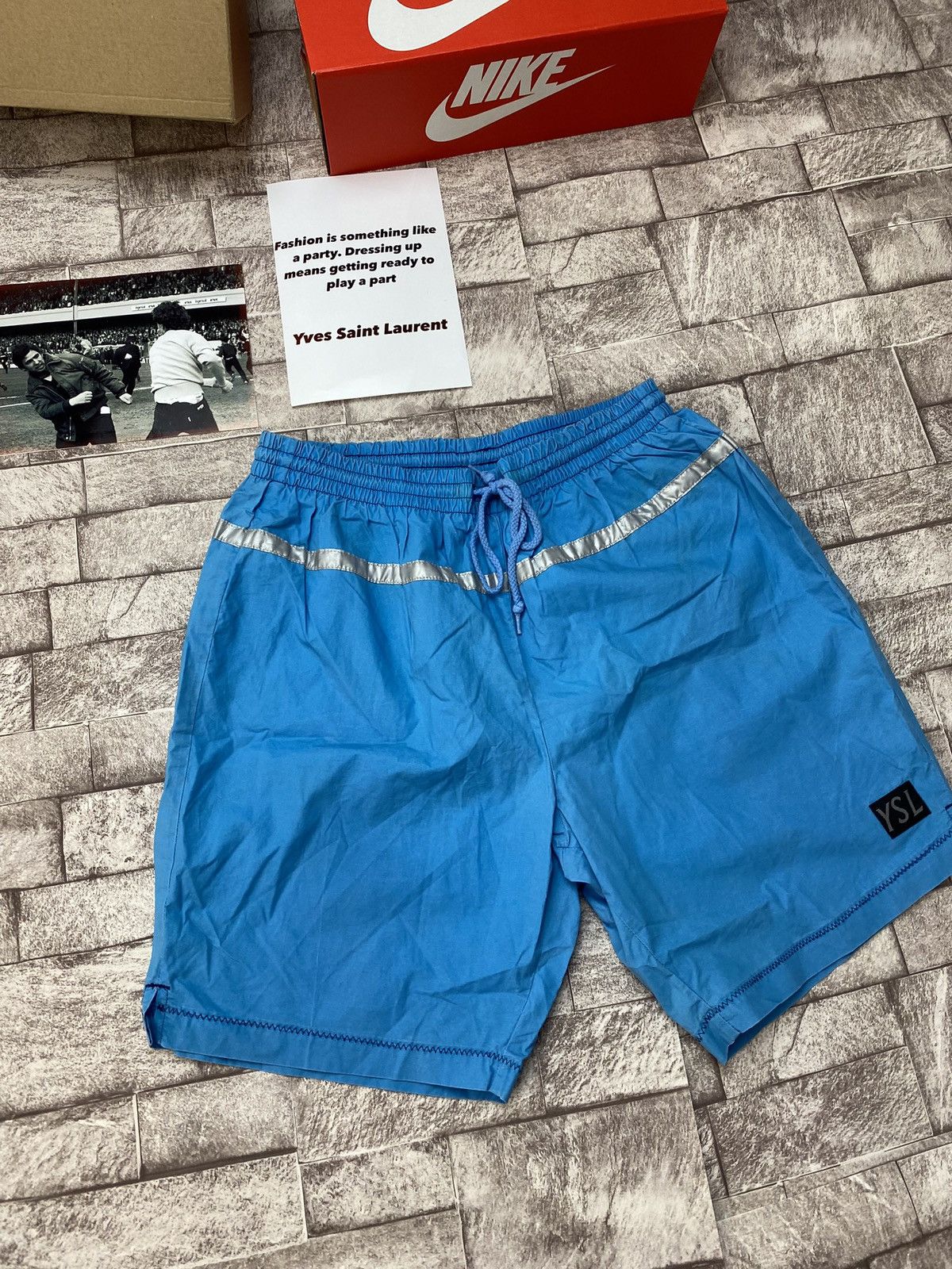 Vintage × Yves Saint Laurent Yves Saint Laurent Vintage Nylon Reflective style M Size US 32 / EU 48 - 4 Thumbnail