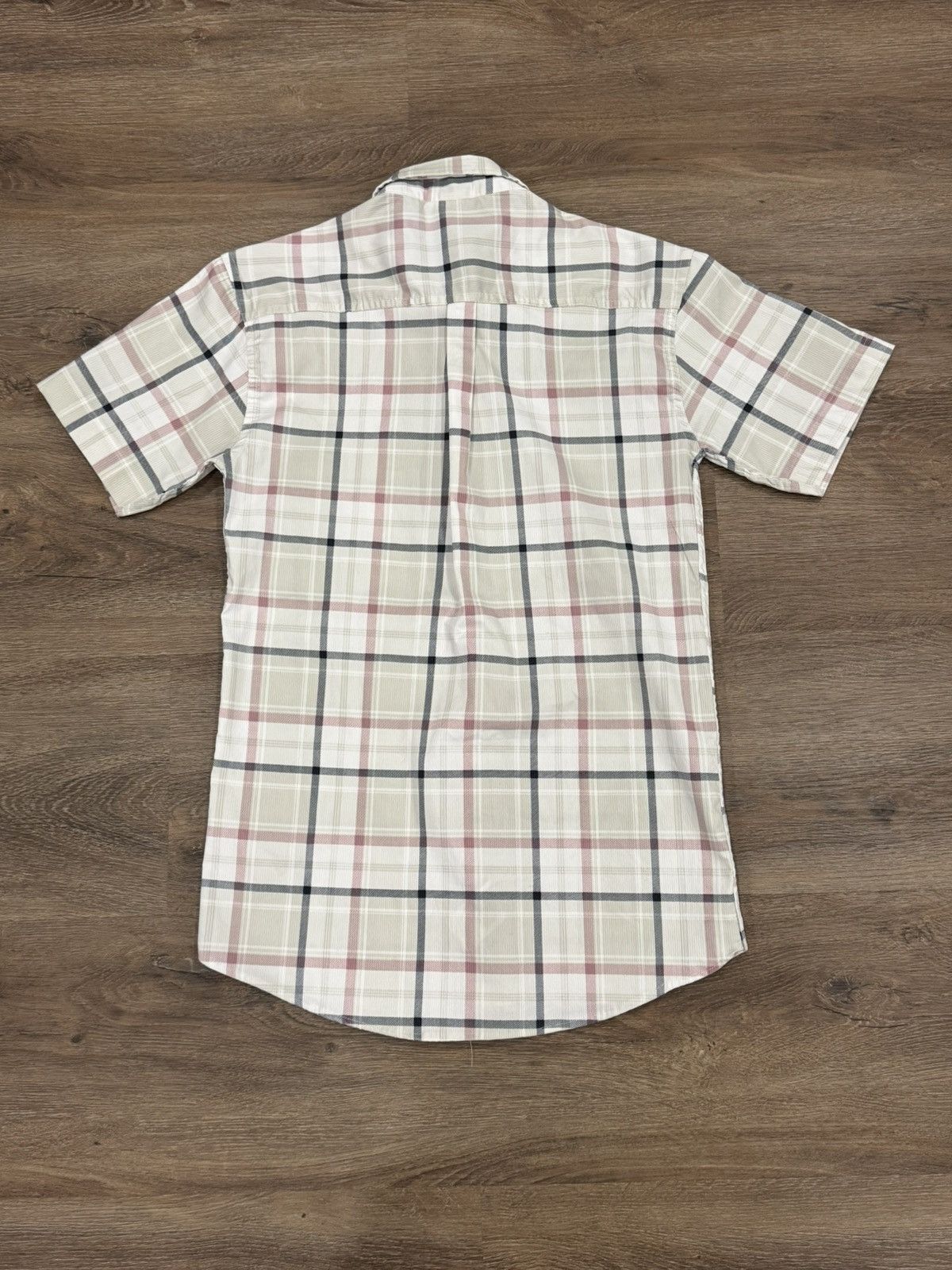 Balenciaga Balenciaga Short Sleeve Plaid Button-Down Shirt Size US S / EU 44-46 / 1 - 2 Thumbnail