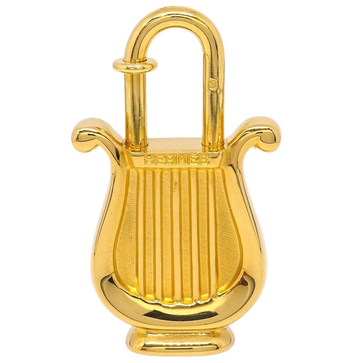 Hermes Hermes Harp Cadena Padlock 1996 Limited Metal Design Size ONE SIZE - 1 Thumbnail
