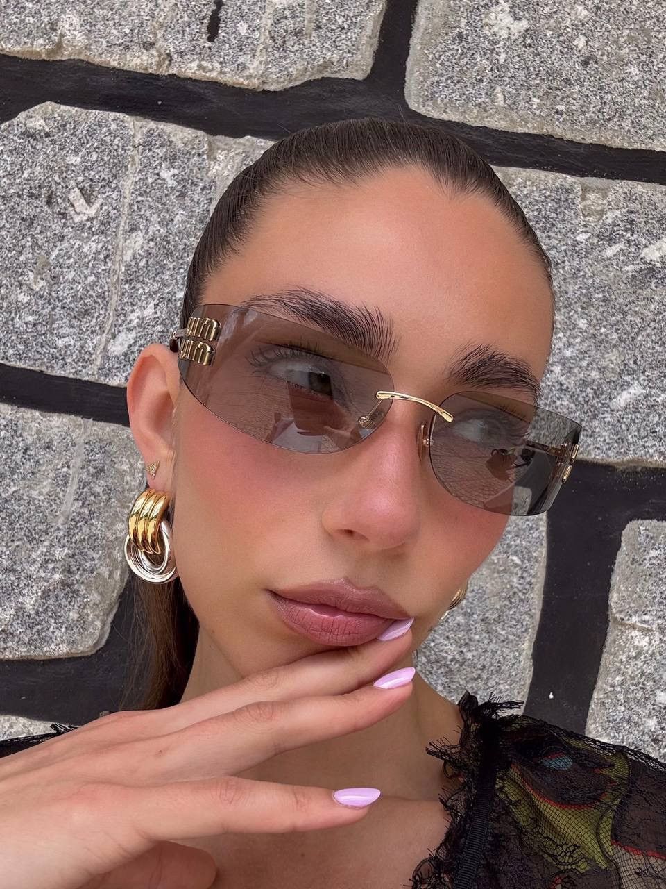 Miu Miu NEW Miu Miu sunglasses MU A51S 5AK20P Size ONE SIZE - 8 Thumbnail