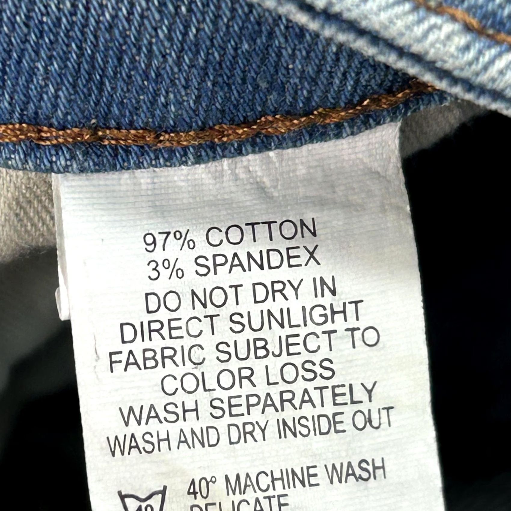 Benetton Benetton Jeans Mens 30x32 Blue Slim Stretch Denim Medium Wash Size US 30 / EU 46 - 6 Thumbnail