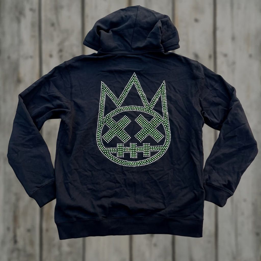 Cult Of Individuality Cult of Individuality Mens Black Sequence Logo Zip up Sweatshirt 2XL Long Sleeve Full Zip Pockets Size US XXL / EU 58 / 5 - 1 Thumbnail