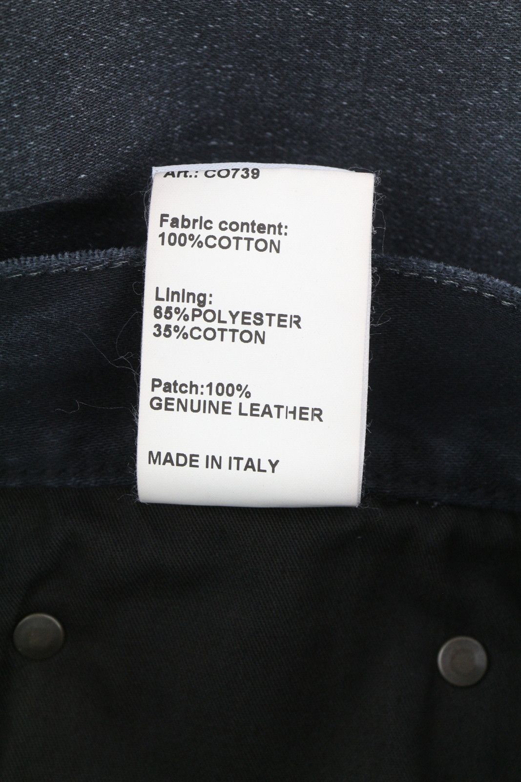 R13 X-BF 25 Black Garment Dyed Moleskin Cropped FW25 86530 Size 25" / US 0 / IT 36 - 10 Thumbnail