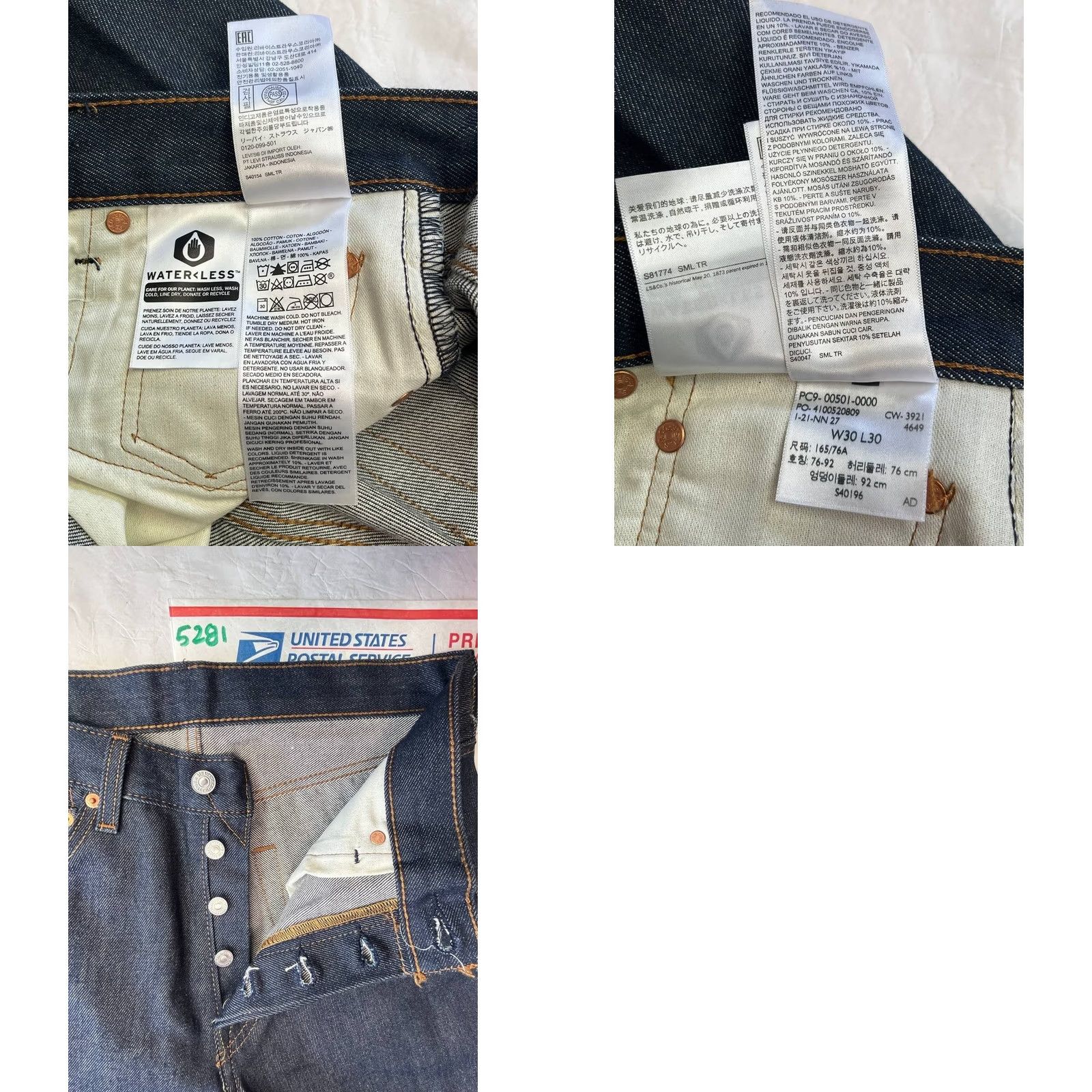 Levi's Levi's 501 Denim Shorts Cutoff Men Size 30 Button Fly Blue Denim 90s American Vintage No Regular Shorts Mens Size US 30 / EU 46 - 8 Thumbnail