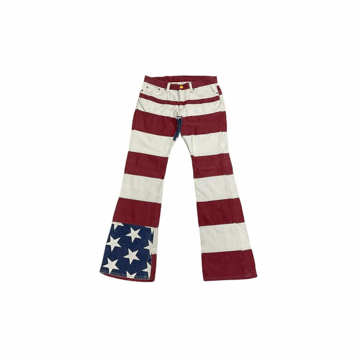 🔥Y2K Archived Hysteric Glamour Hagi Flared Denim USA Flag