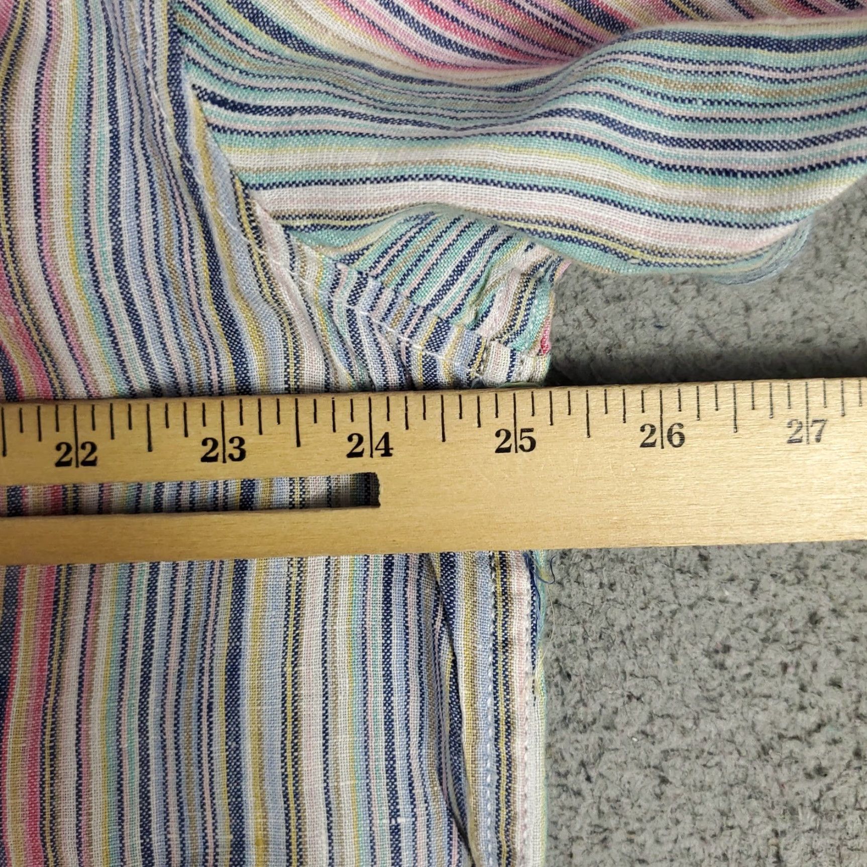 Tommy Bahama VINTAGE Tommy Bahama Shirt Mens XL Green Pink Striped Linen Button Up Long Sleeve Size US XL / EU 56 / 4 - 5 Thumbnail
