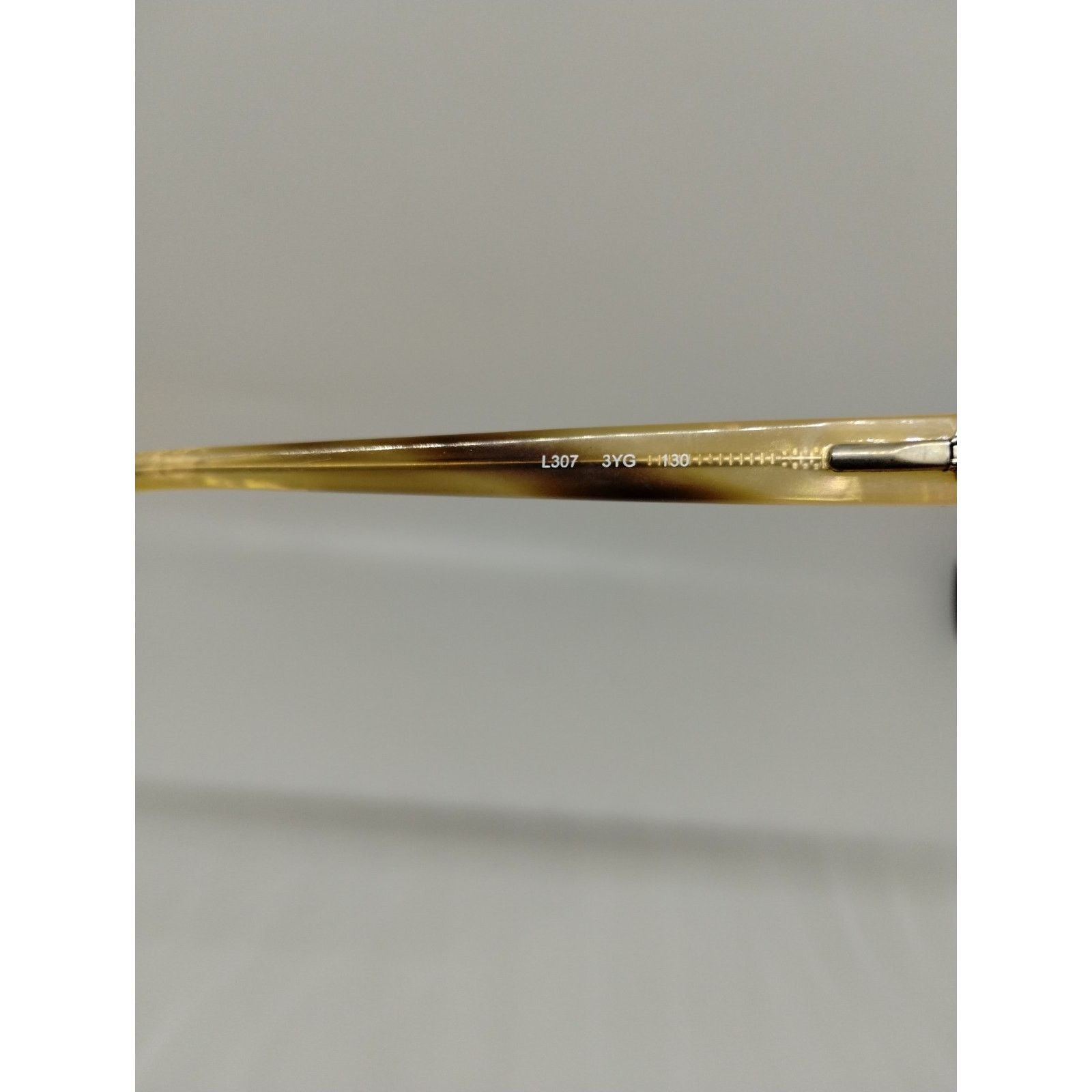 Liz Claiborne Liz Claiborne Eyeglass Frames L307 3YG Gold Yellow 51-19-130 Size ONE SIZE - 9 Thumbnail