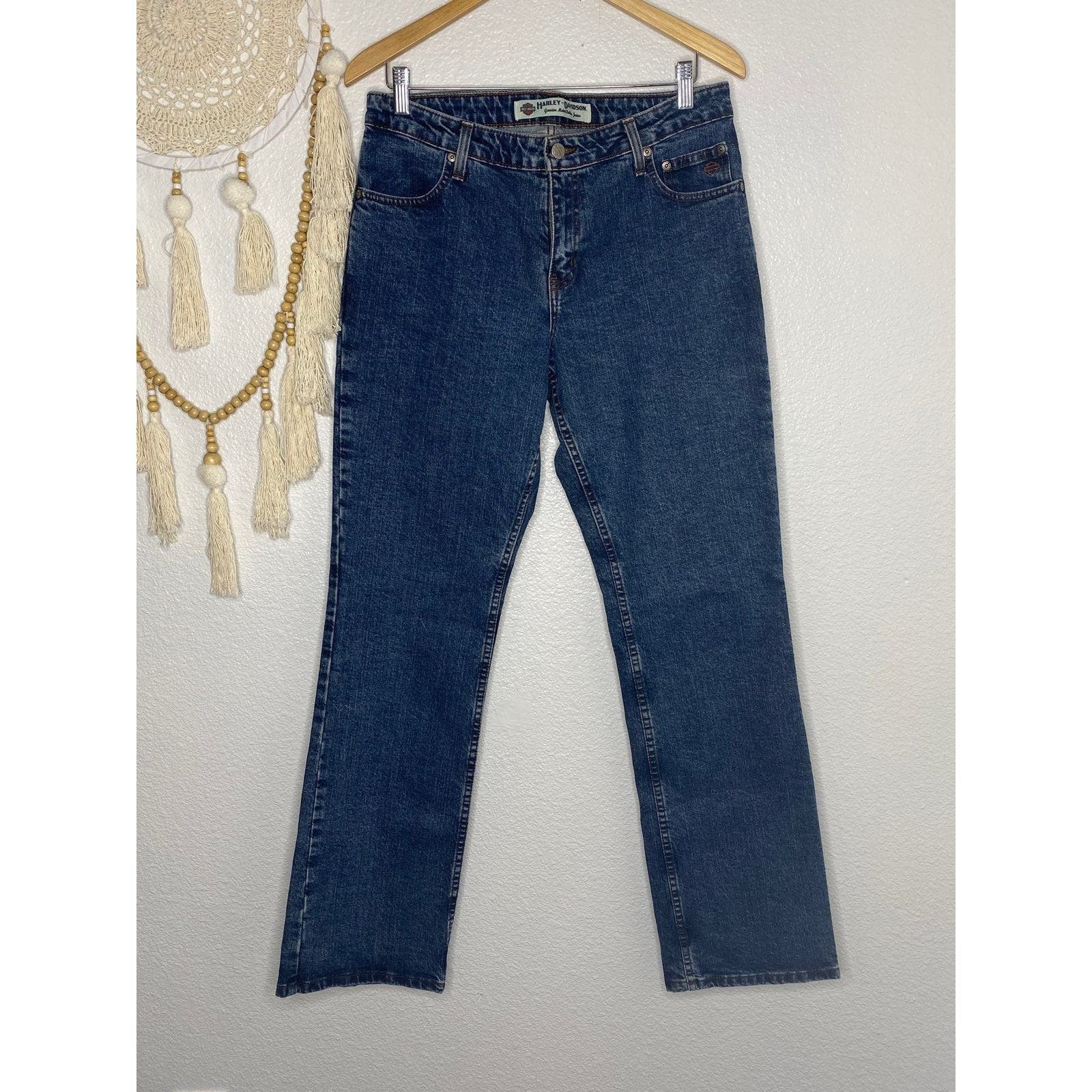 Harley Davidson Harley-Davidson women jeans Size 32" / US 10 / IT 46 - 2 Thumbnail