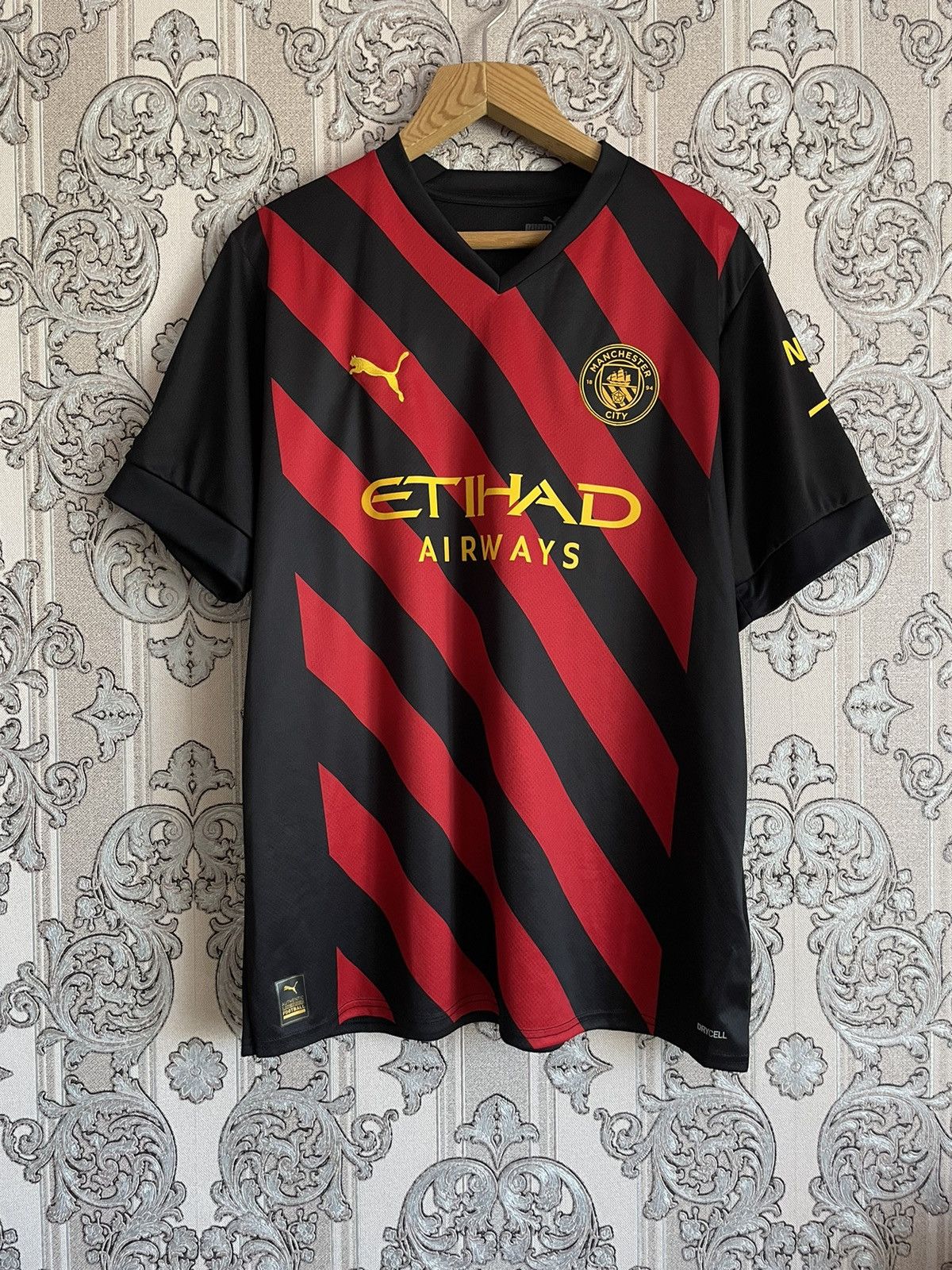 Manchester City 2022 2023 Away Football Jersey Soccer Shirt