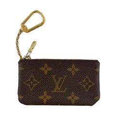 Louis Vuitton Monogram Pochette Cles Key Pouch 4LZ1102 For Sale at