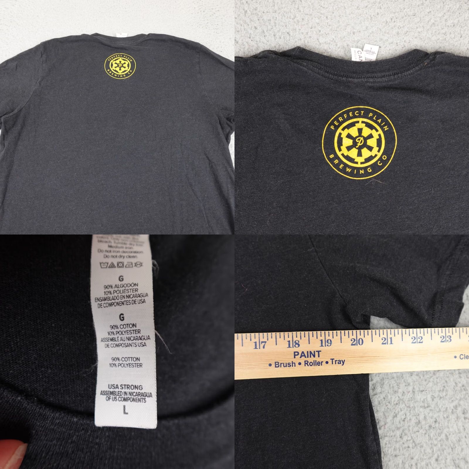 Vintage VINTAGE Perfect Plain Brewery Shirt Mens Large Black Pensacon Star Wars Convention Size US L / EU 52-54 / 3 - 8 Thumbnail