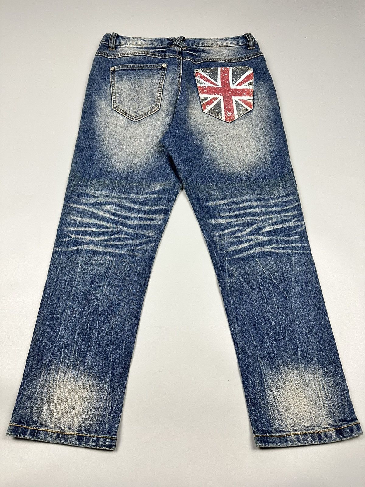 If Six Was Nine Britpop Crux London British Whiskered Denim Size US 32 / EU 48 - 4 Thumbnail