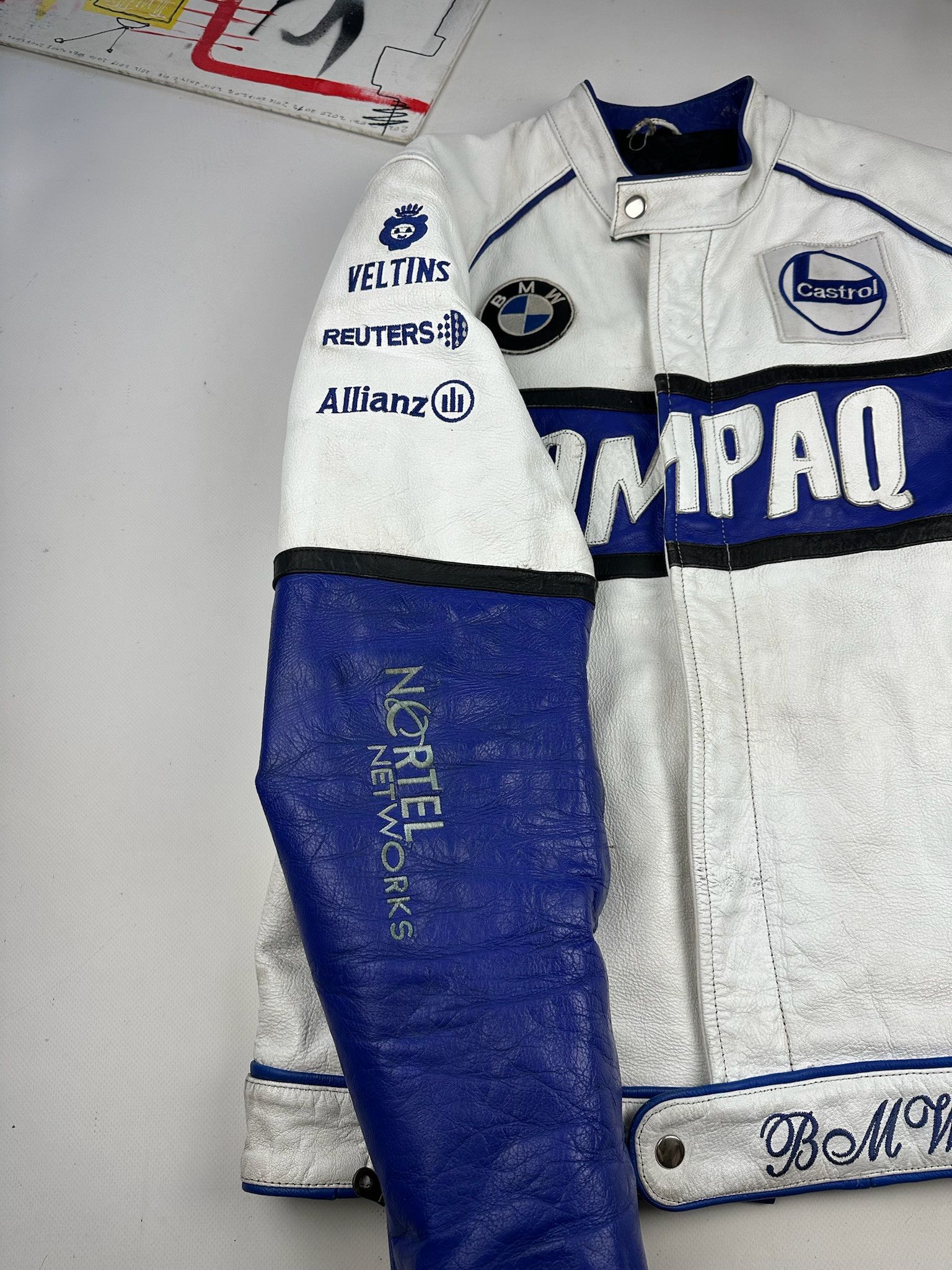 BMW BMW Racing Leather Jacket Rare Streetwear Size US XL / EU 56 / 4 - 6 Thumbnail