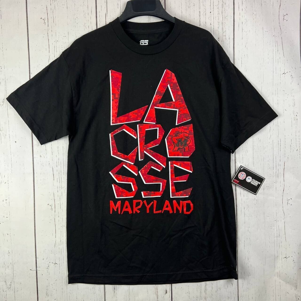 NCAA Lacrosse Maryland NCAA L Genuine Stuff Casual T-Shirt Black Size US L / EU 52-54 / 3 - 1 Thumbnail