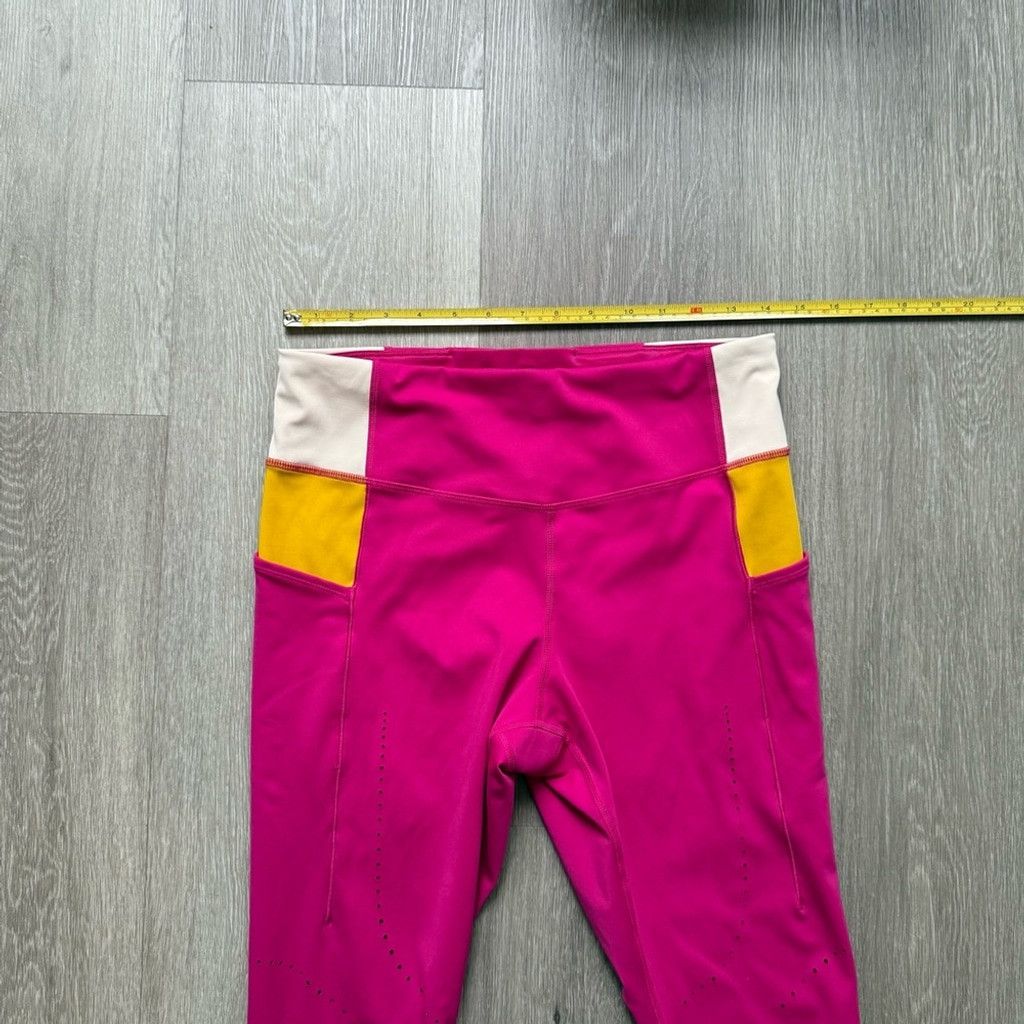 Brooks Brooks Method 7/8 Pink Leggings High-Rise Stretchy Fit Size 30" / US 8 / IT 44 - 10 Thumbnail