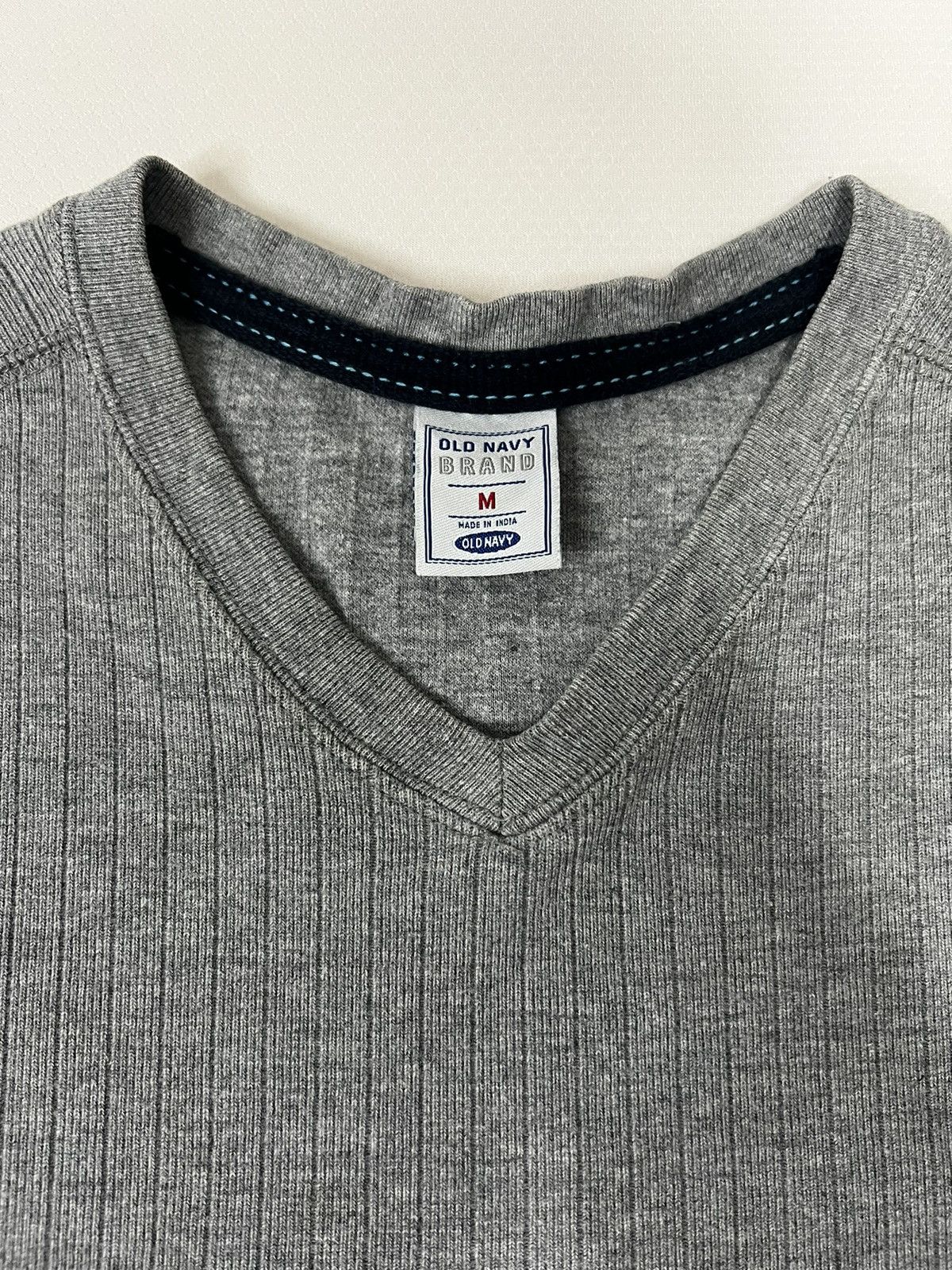 Old Navy Grey Cotton Sweater - Size Medium Size US M / EU 48-50 / 2 - 2 Thumbnail