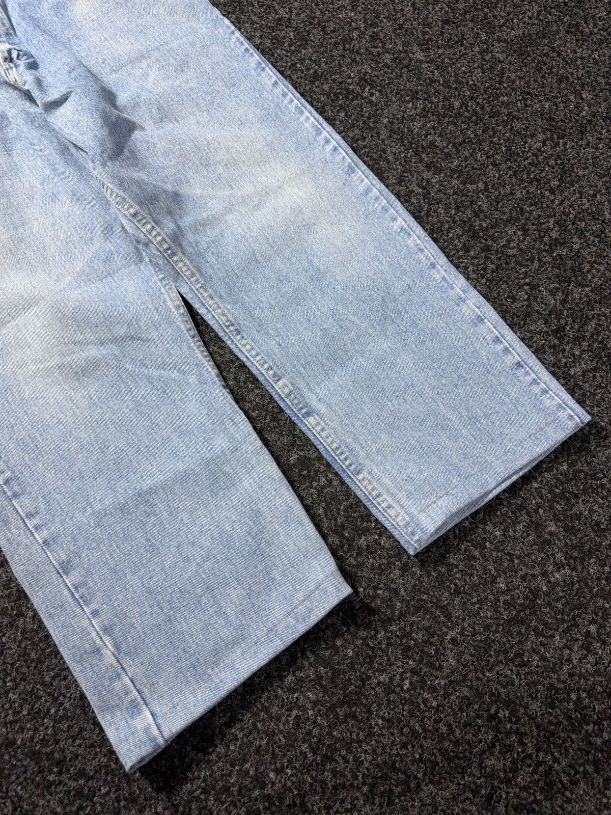 Wrangler 90s Wrangler Western USA Cowboy Light Wash Baggy Jeans Retro Size US 35 - 4 Thumbnail