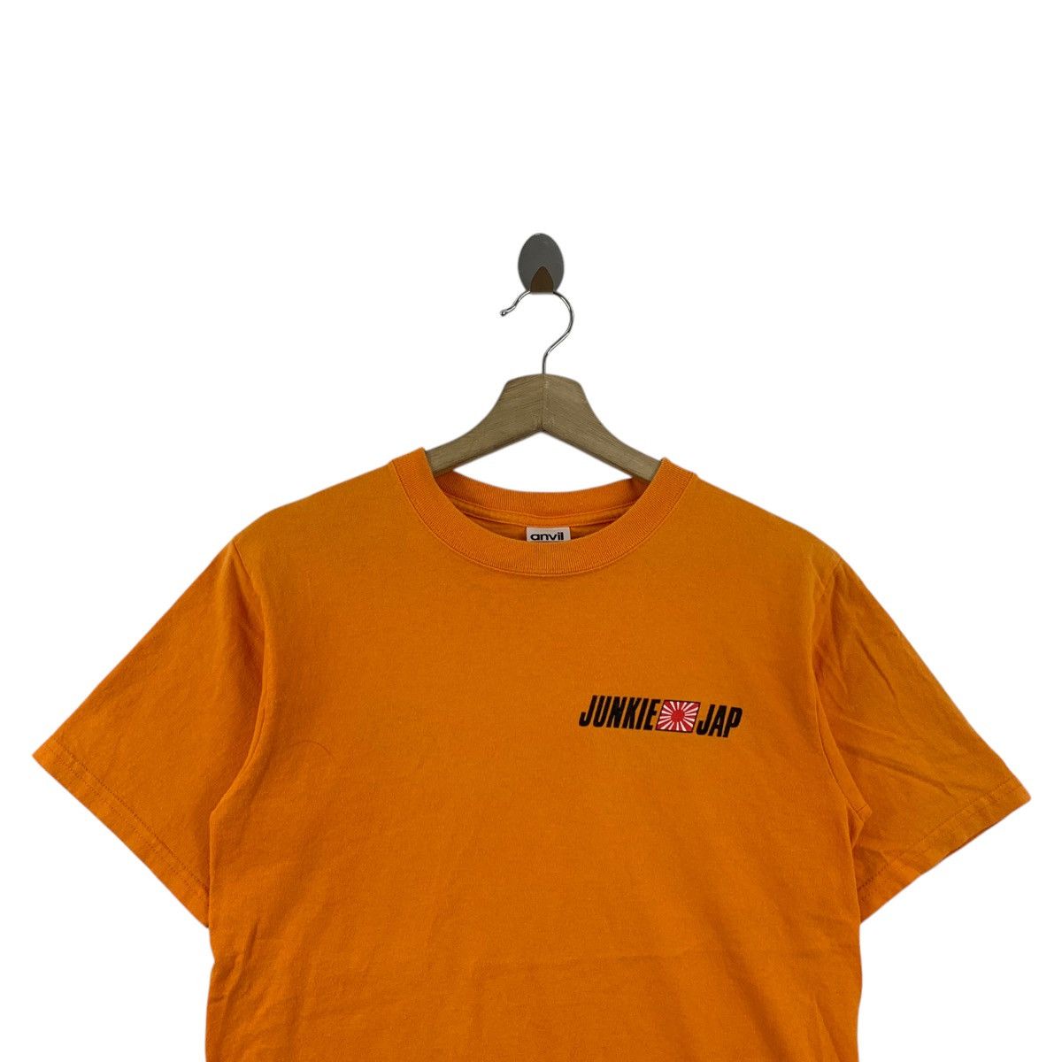 Japanese Brand × Vintage Vintage JUNKIE JAP Japanese Brand Logo Print Orange Short Size US S / EU 44-46 / 1 - 4 Thumbnail