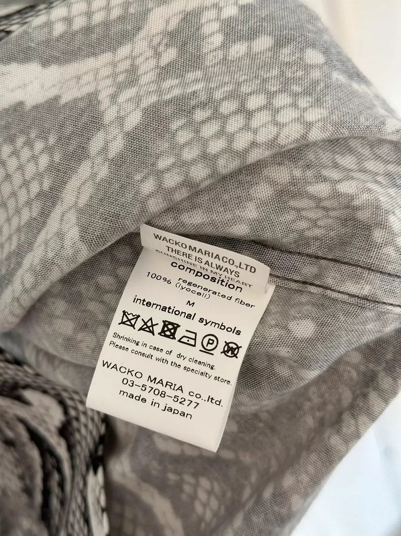 Wacko Maria Wacko maria Snake Print Shirt Long Sleeve Jacket Japanese Size US M / EU 48-50 / 2 - 5 Thumbnail