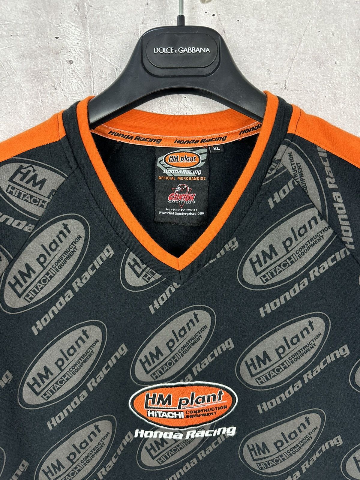 Honda × Vintage Vintage Honda Racing HM plant Short Sleeve V-neck T-shirt Size L / US 10 / IT 46 - 3 Thumbnail
