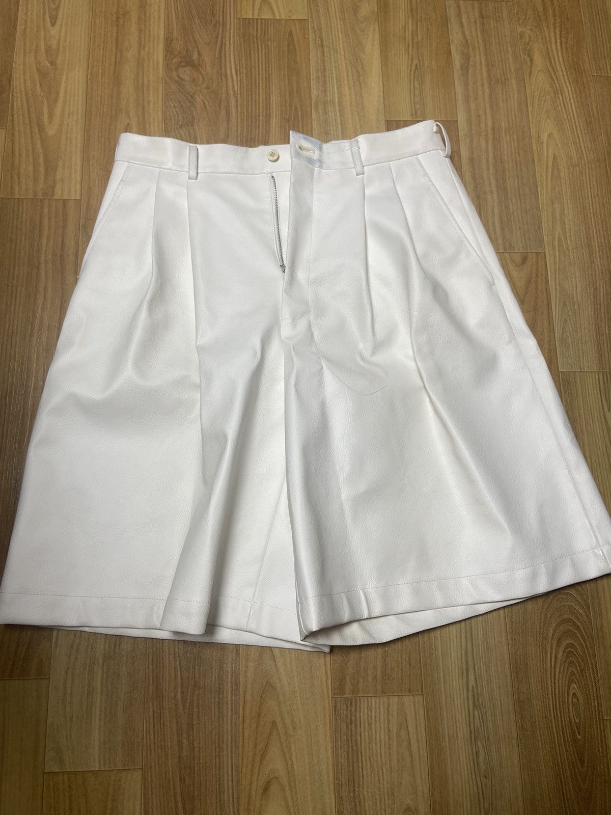 Comme des Garcons × Comme des Garcons Homme Plus M Comme des garcons Homme Plus vegan leather bermuda pants Size US 30 / EU 46 - 1 Thumbnail