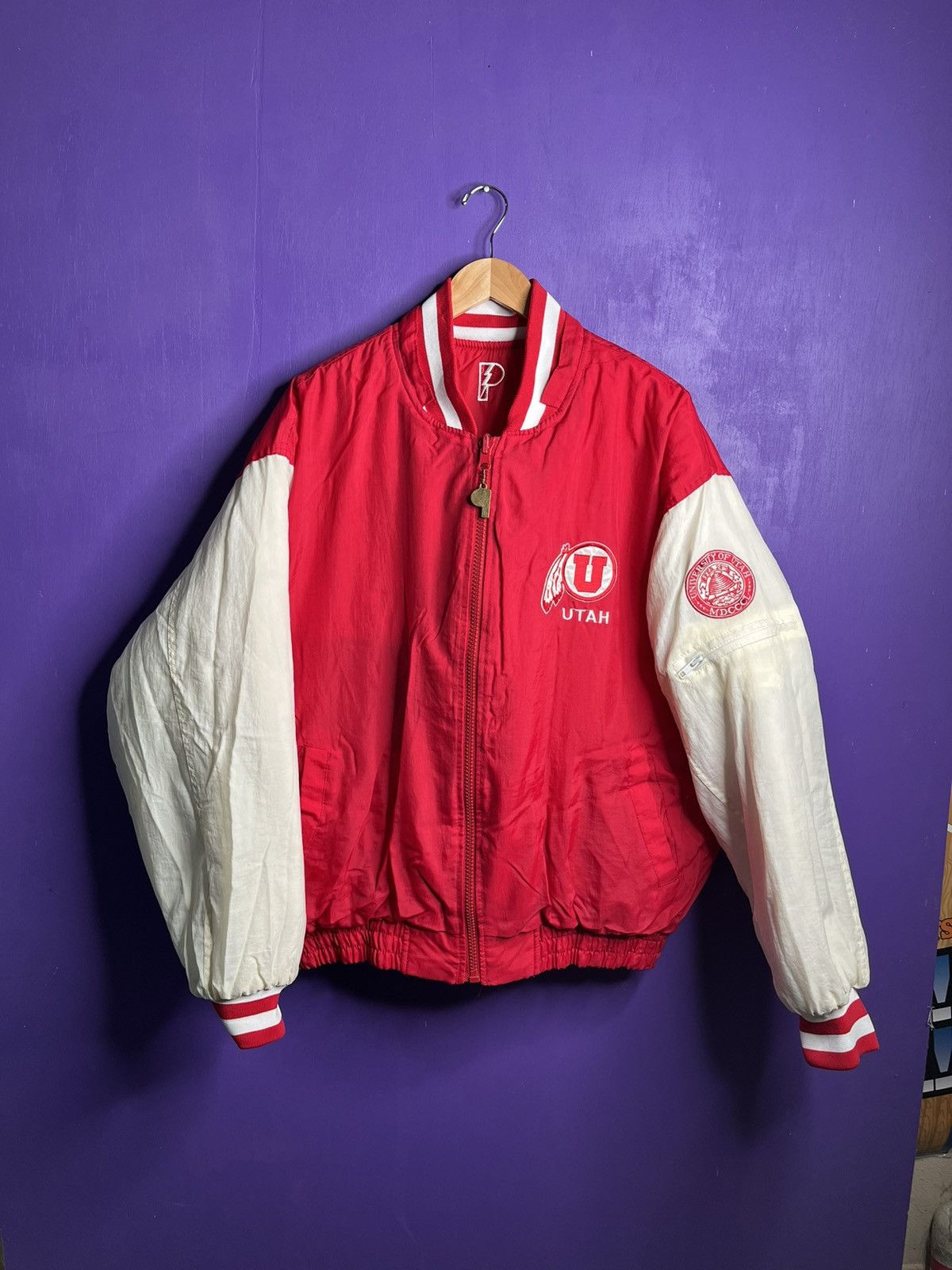 Pro Player × Vintage Vintage 90s Pro player Utah utes reversible puffer jacket Size US XL / EU 56 / 4 - 3 Thumbnail