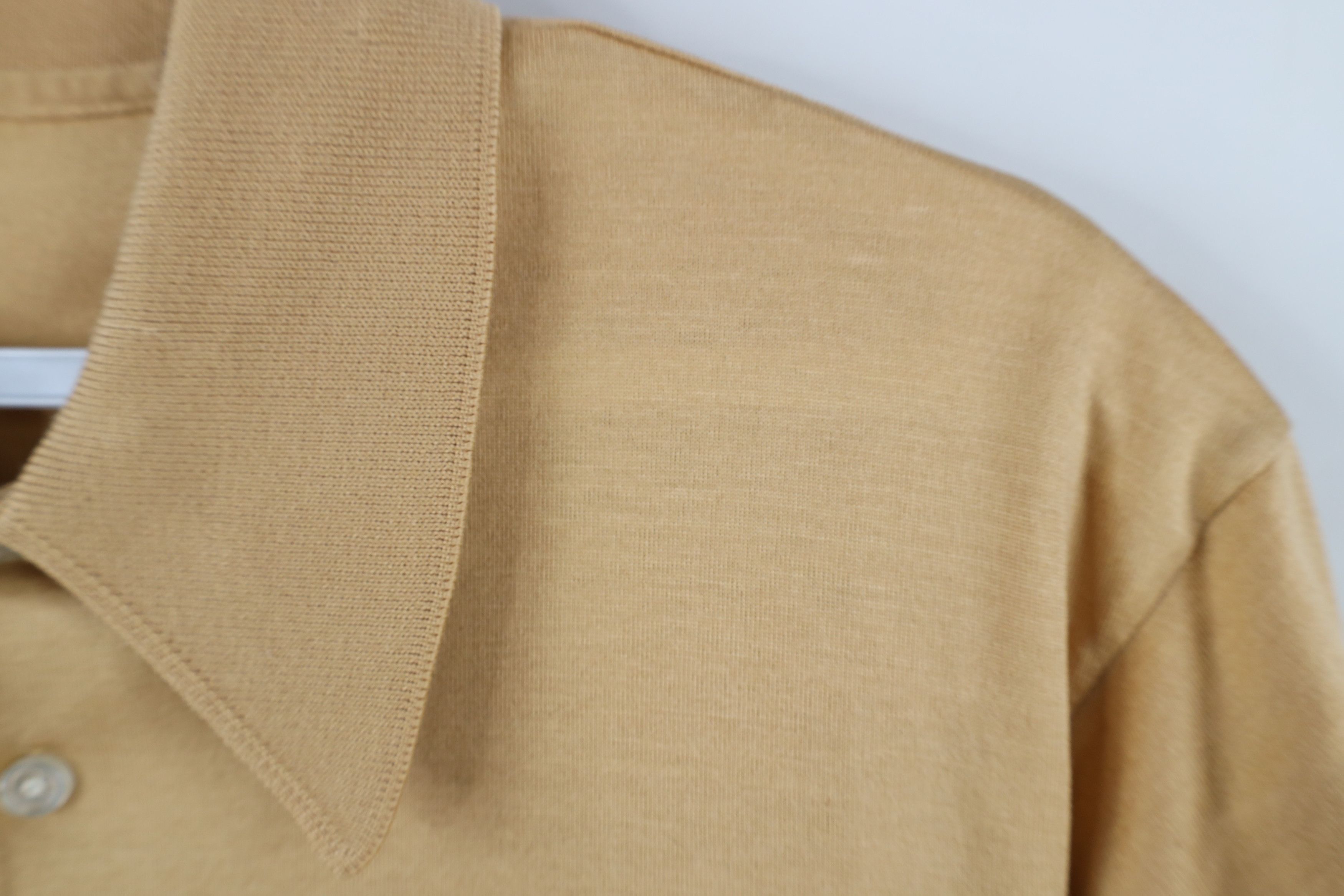 Vintage Vintage 50s 60s Ban Lon Knit Pocket Polo Shirt Beige USA Size US M / EU 48-50 / 2 - 5 Thumbnail