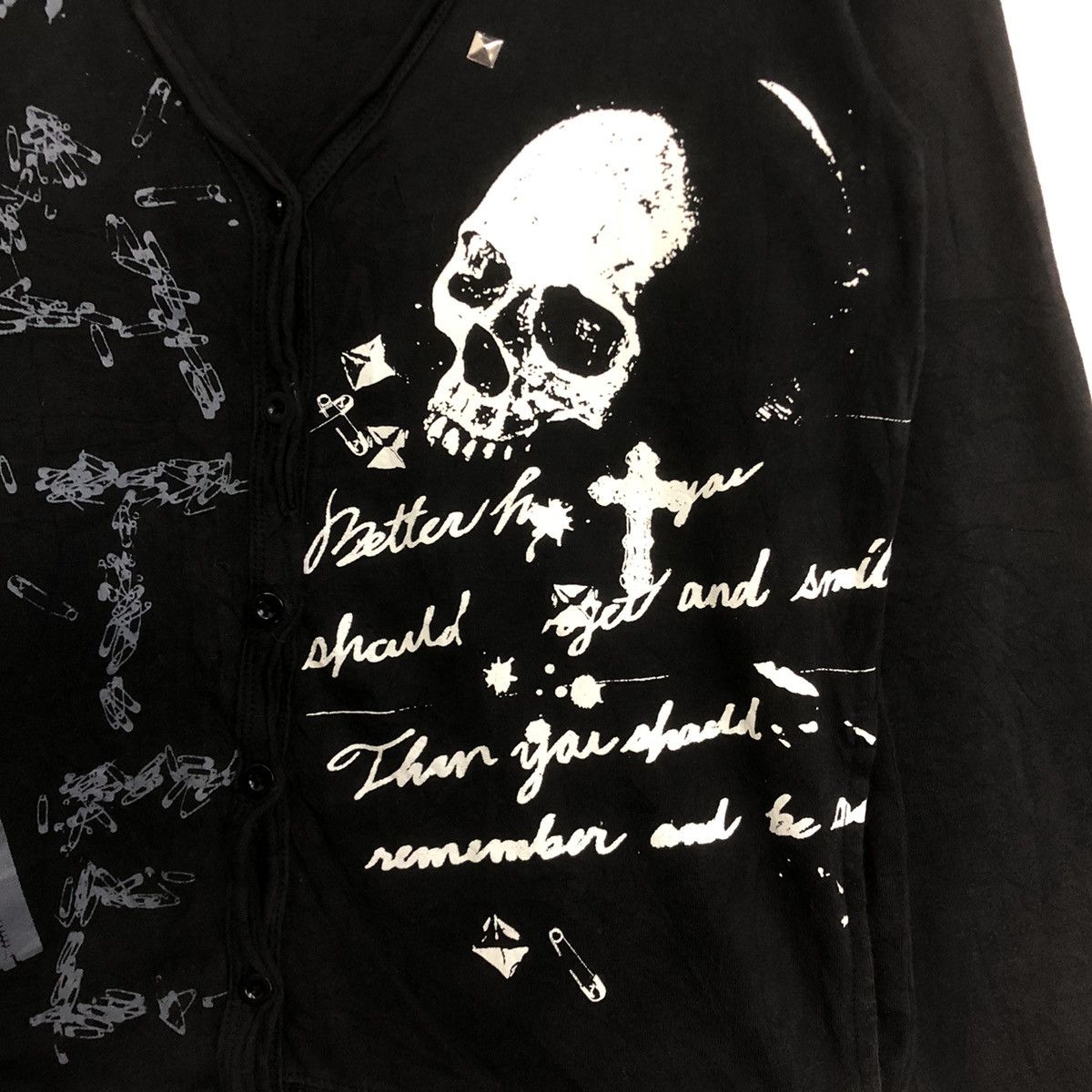 If Six Was Nine HELL CAT PUNKS SEDITIONARIES GOTHIC THEME CARDIGAN Size US S / EU 44-46 / 1 - 5 Thumbnail