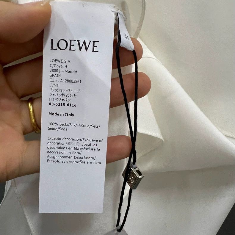 Other LOEWE White silk ribbon top Size 4XL / US 24-26 - 4 Thumbnail