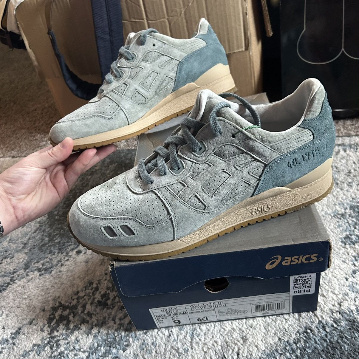 Saint Alfred H33LK-8016 2013 asics GEL LYTE iii OLiVE BiRCH LAKE MiCHiGAN Size US 9 / EU 42 - 1 Thumbnail
