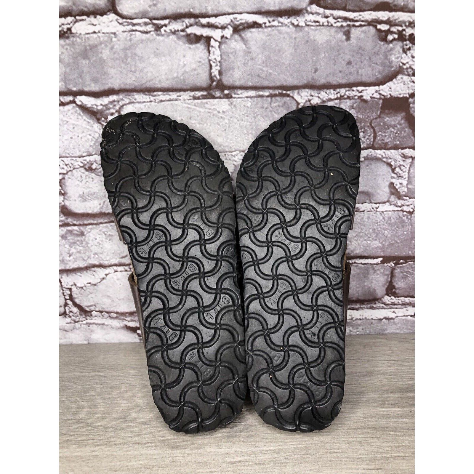 Birkenstock Birkenstock Birki's Freeport Brown Perforated Strap Sandals Size US 7 / IT 37 - 10 Thumbnail