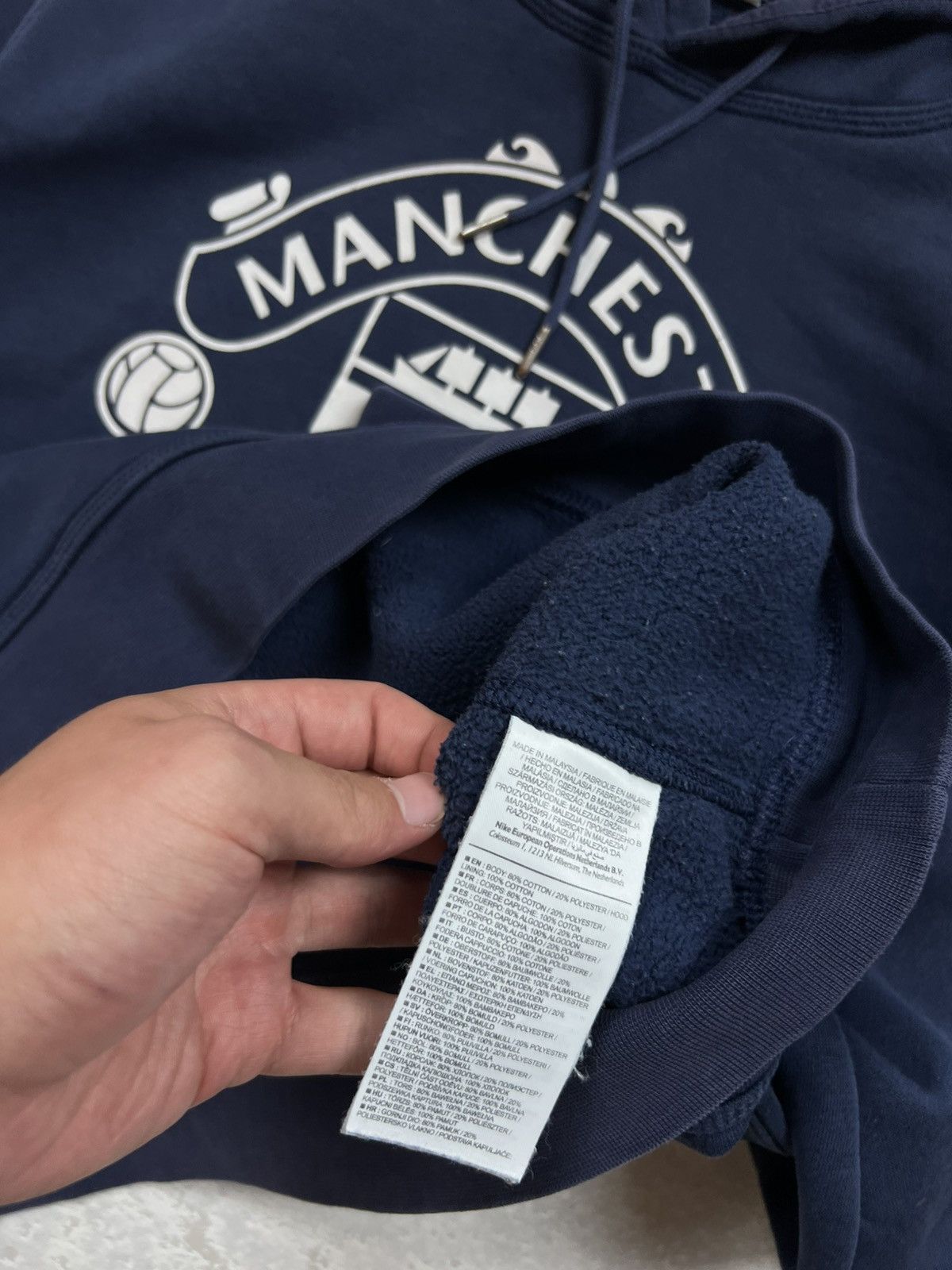 Nike 00s Nike Manchester United Vintage Y2K Oversized Hoodie Size US M / EU 48-50 / 2 - 10 Thumbnail