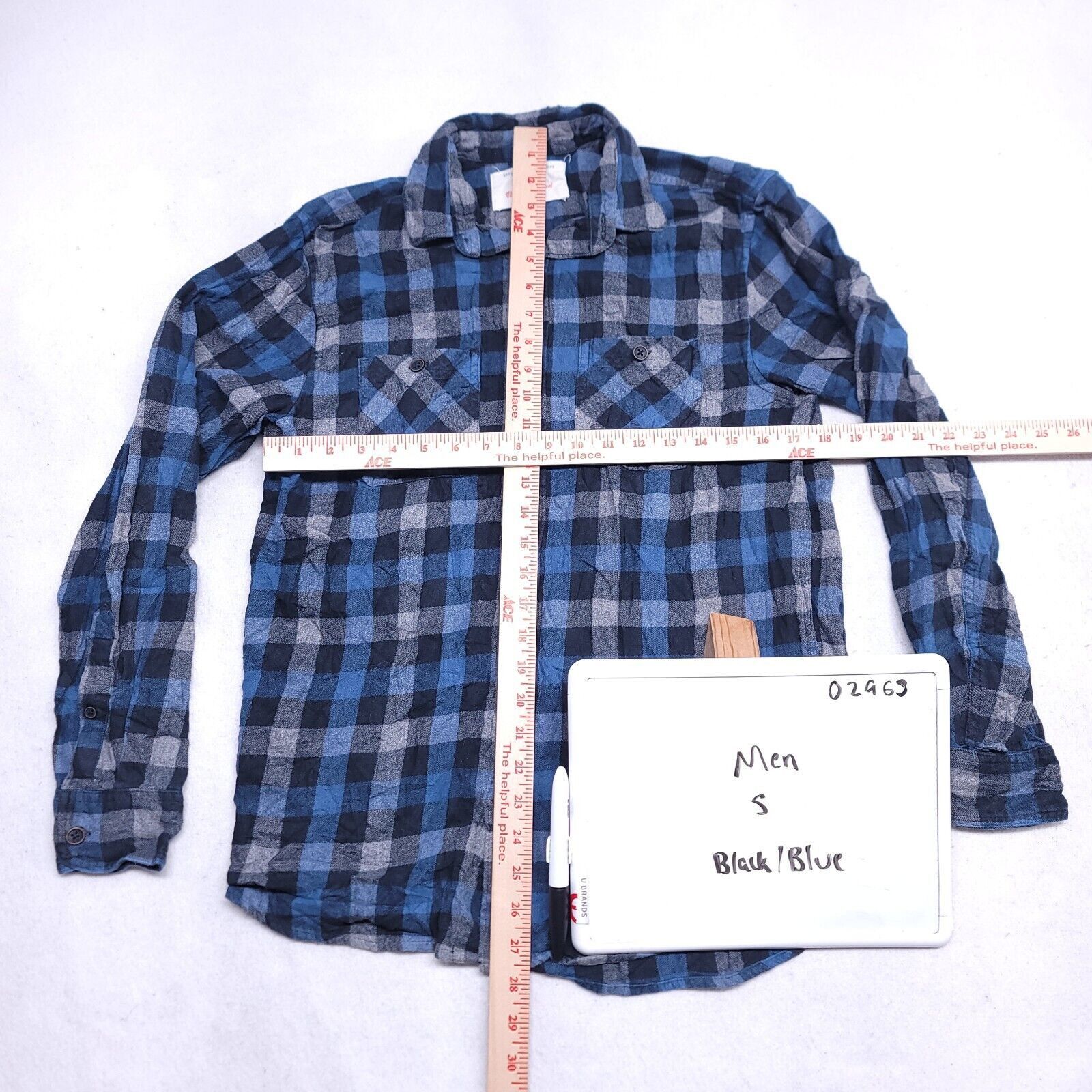 Urban Pipeline Urban Pipeline Gingham Flannel Shirt Mens Size Small S Blue Size US S / EU 44-46 / 1 - 6 Thumbnail