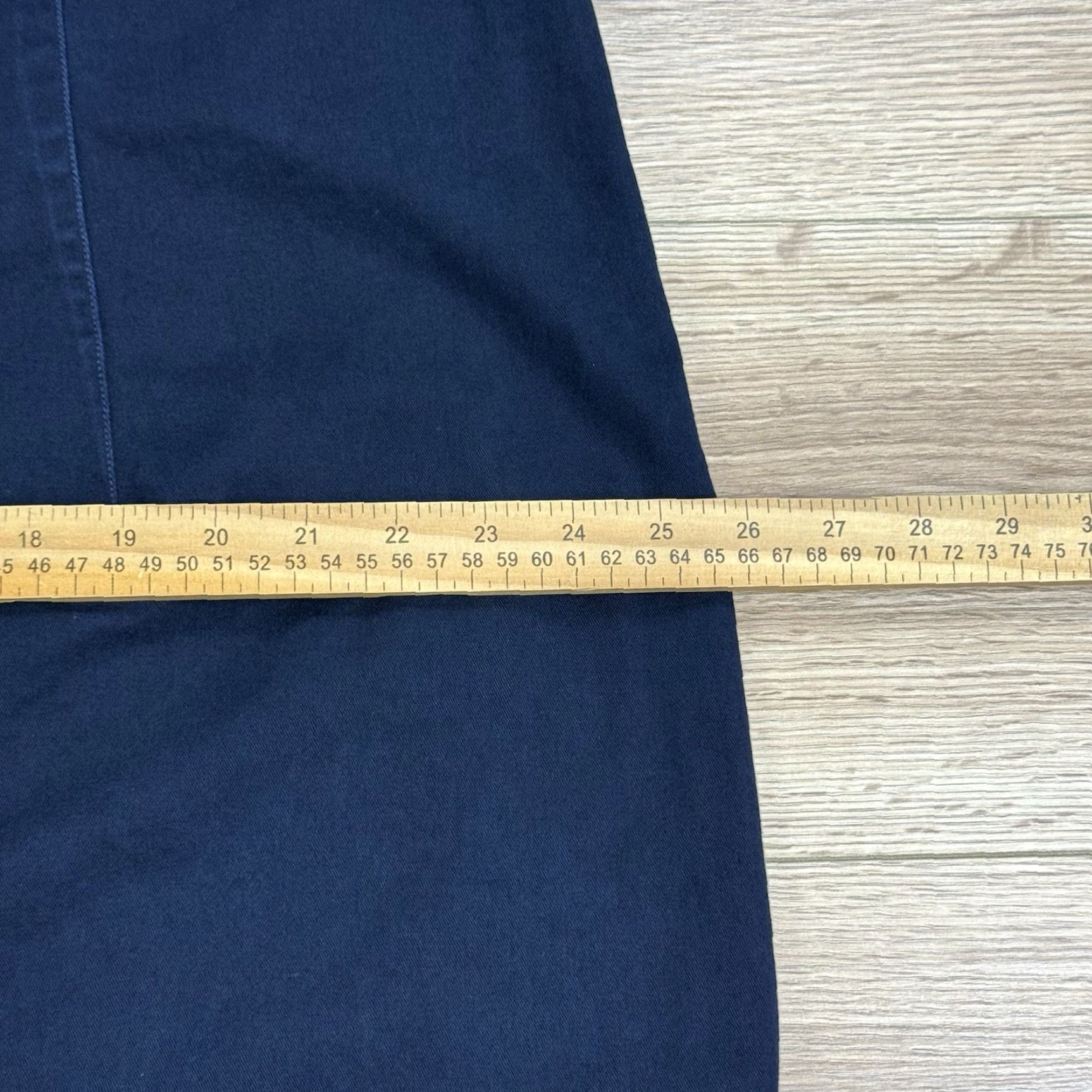 Tommy Hilfiger VINTAGE Tommy Hilfiger Women’s Shirt Dress Navy Short Sleeve Collared Button Front Sz 20 Plus Knee Length Womens Size 3XL / US 20-22 - 6 Thumbnail