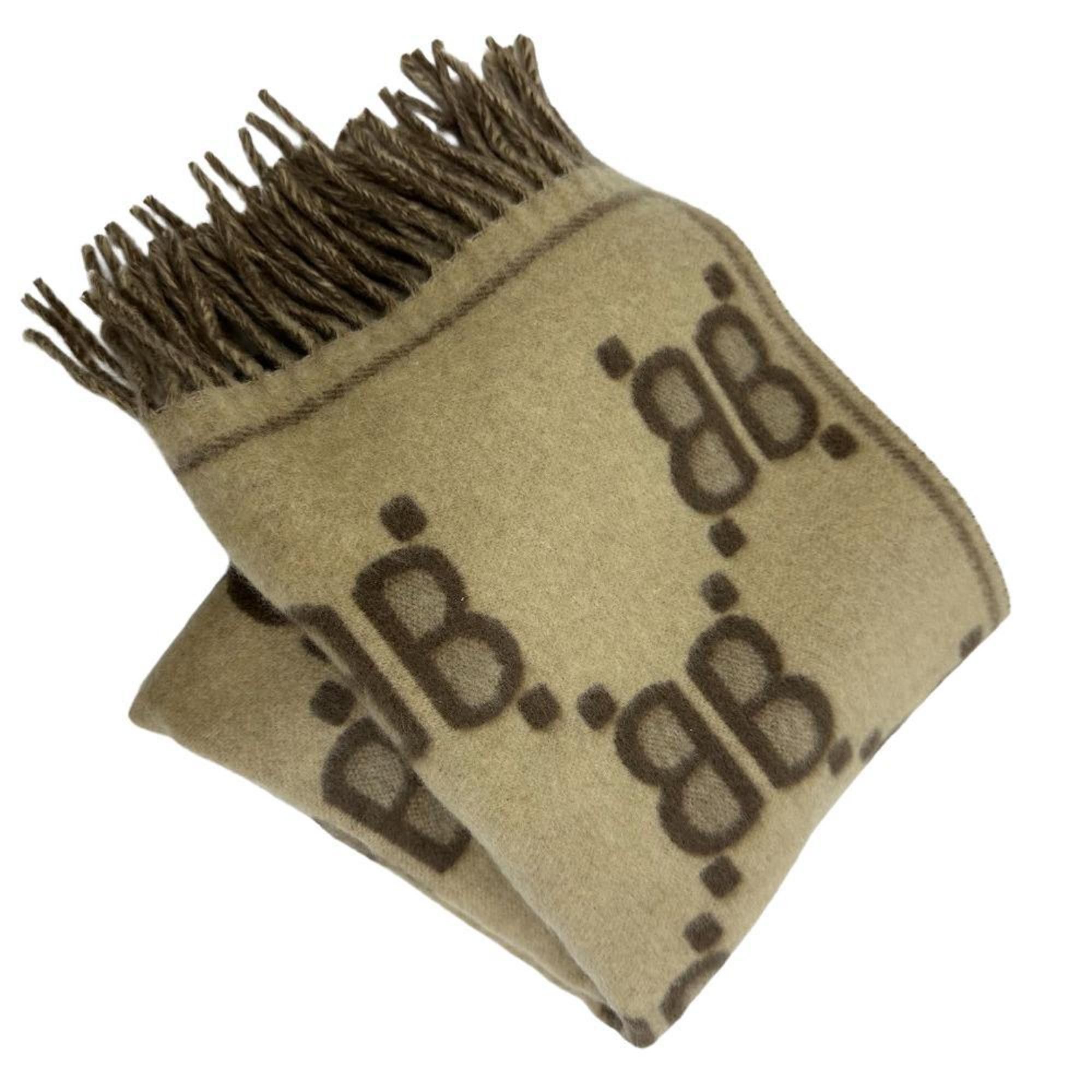 image of Balenciaga 681511 The Hacker Project Muffler Beige Ladies in White, Women's