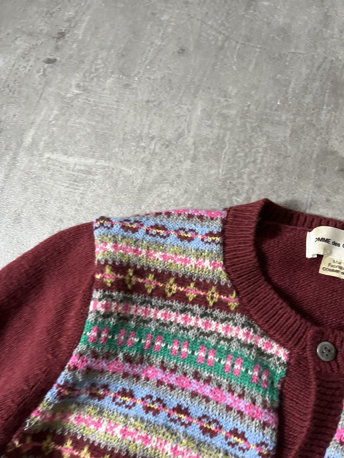 Comme des Garcons × Japanese Brand Comme des Garcons GIRL wool multicolor cardigan Size M / US 6-8 / IT 42-44 - 6 Thumbnail