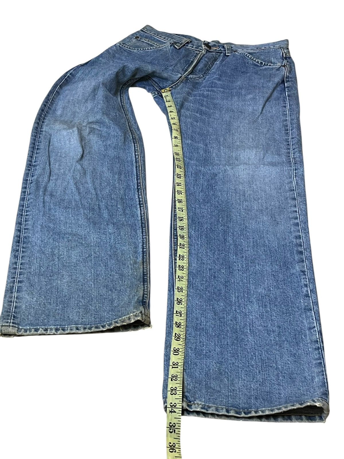 Japanese Brand Vintage LEE RIDERS repro 50s dirty half selvedge jeans Size US 29 - 19 Thumbnail