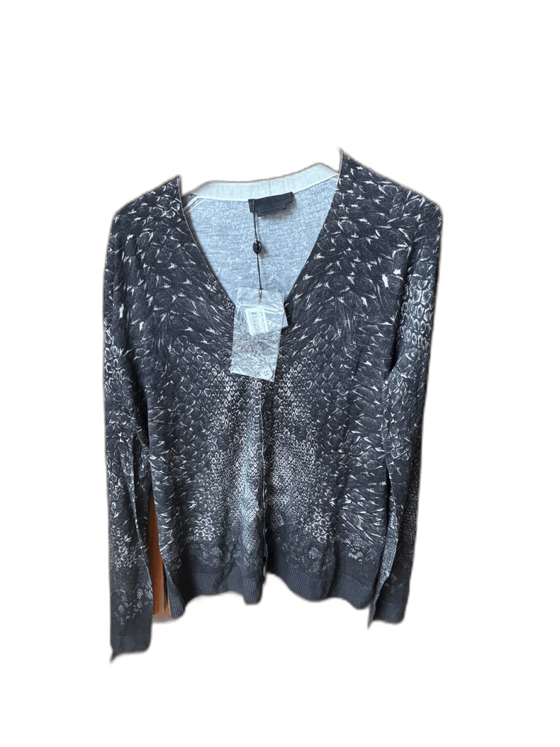 Alexander McQueen McQueen Black Wool Sweater with Snake Print Size US M / EU 48-50 / 2 - 1 Thumbnail