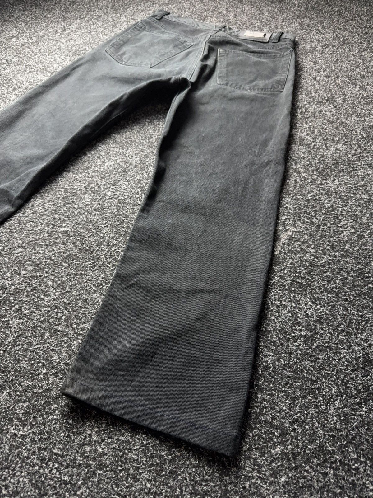 Hugo Boss Retro VNTG 90s Hugo Boss Faded Black Pants Straight Fit Y2K Size US 30 / EU 46 - 20 Thumbnail
