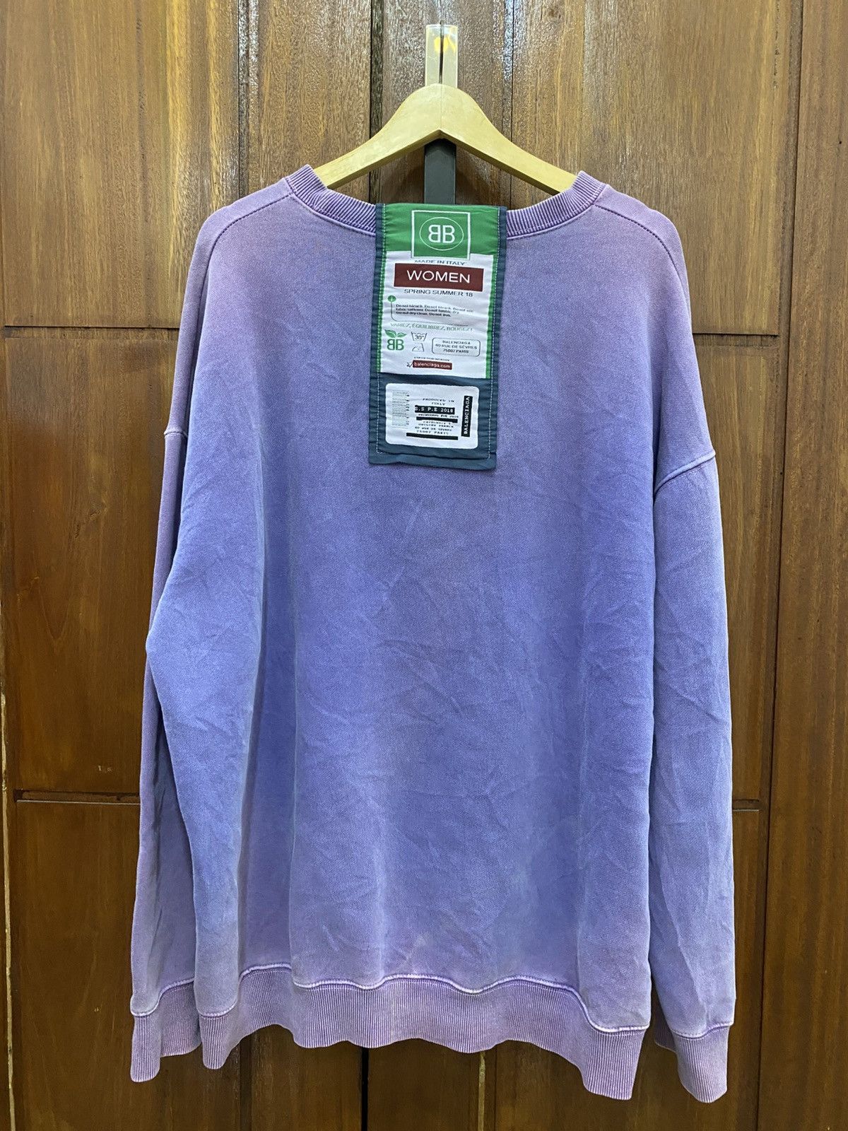 Balenciaga Balenciaga Women Spring Summer 18 Sweatshirt Size US XXL / EU 58 / 5 - 4 Thumbnail