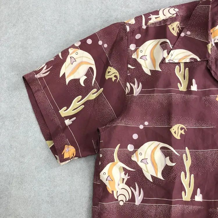 Sun Surf Vintage Sun Surf Aloha King Smith Fish Hawaiian Silk Size US L / EU 52-54 / 3 - 5 Thumbnail
