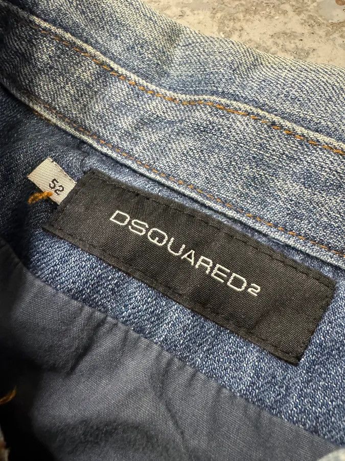 Dsquared2 AW2004 Dsquared2 Twin Moutain Range Denim Jacket Size US M / EU 48-50 / 2 - 7 Thumbnail