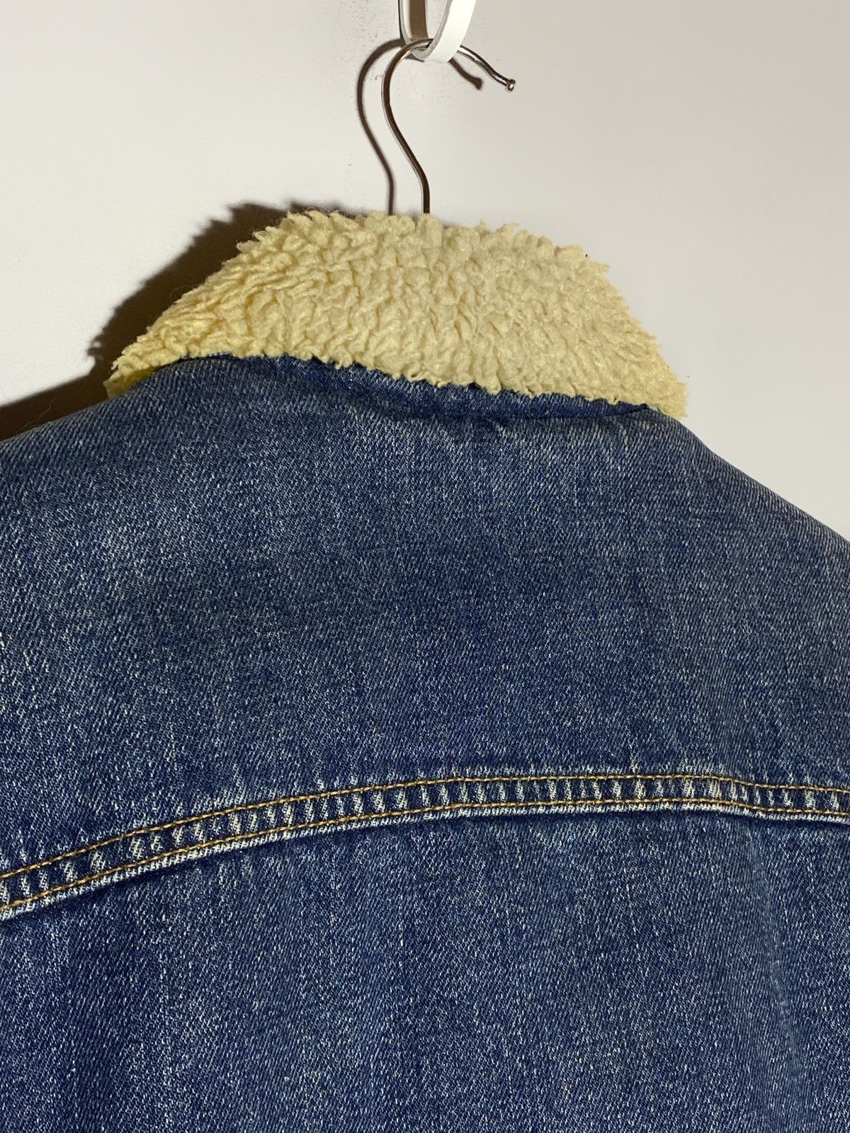 Levi's Crazy Vintage 90s Levi’s Denim Sherpa Lined Jeans Jacket Size US M / EU 48-50 / 2 - 3 Thumbnail