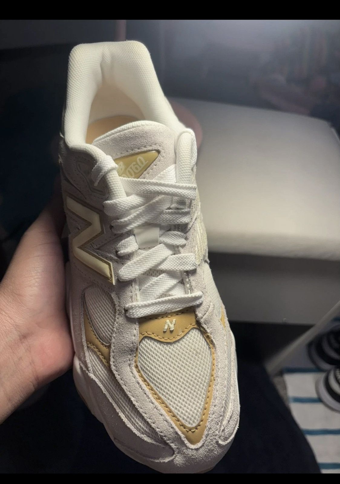 New Balance New Balance White Brown burn Size US 6.5 / EU 39-40 - 7 Thumbnail