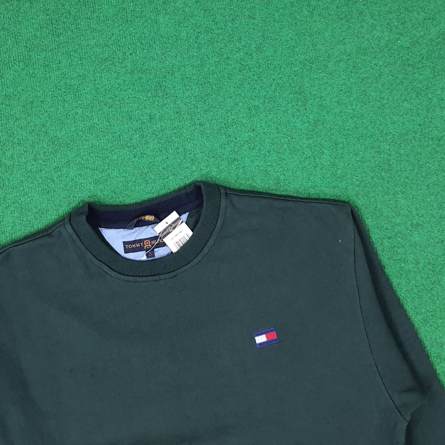 Tommy Hilfiger × Vintage Vintage Tommy Hilfiger Golf Sweatshirt C232N20 Size US L / EU 52-54 / 3 - 2 Thumbnail