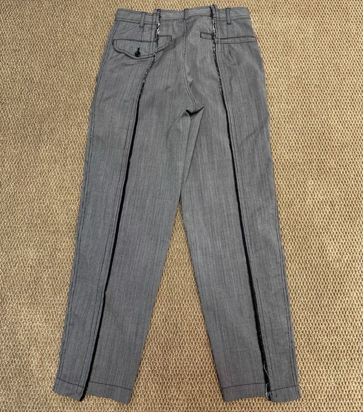 Comme des Garcons Comme des Garçons Paneled Striped Trousers K23 Size US 32 / EU 48 - 6 Thumbnail