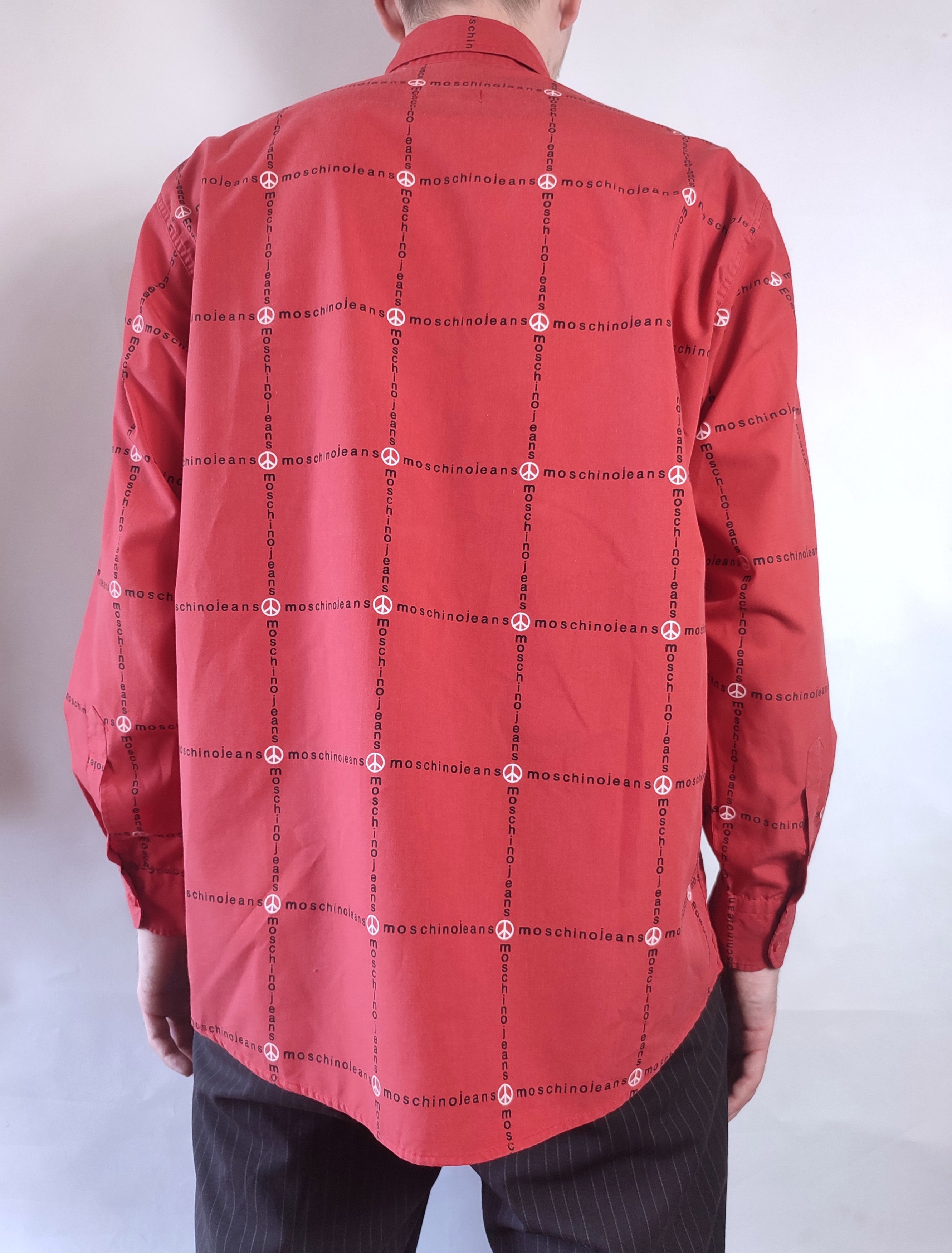 Moschino Moschino vintage shirt monogram Size US L / EU 52-54 / 3 - 3 Thumbnail