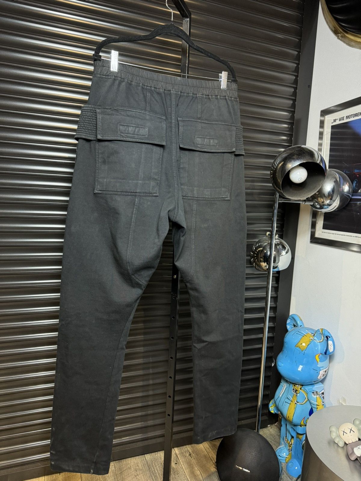 Rick Owens × Rick Owens Drkshdw Rick Owens Drk Shdw Black Creatch Cargo pants - Medium Size US 34 / EU 50 - 6 Thumbnail